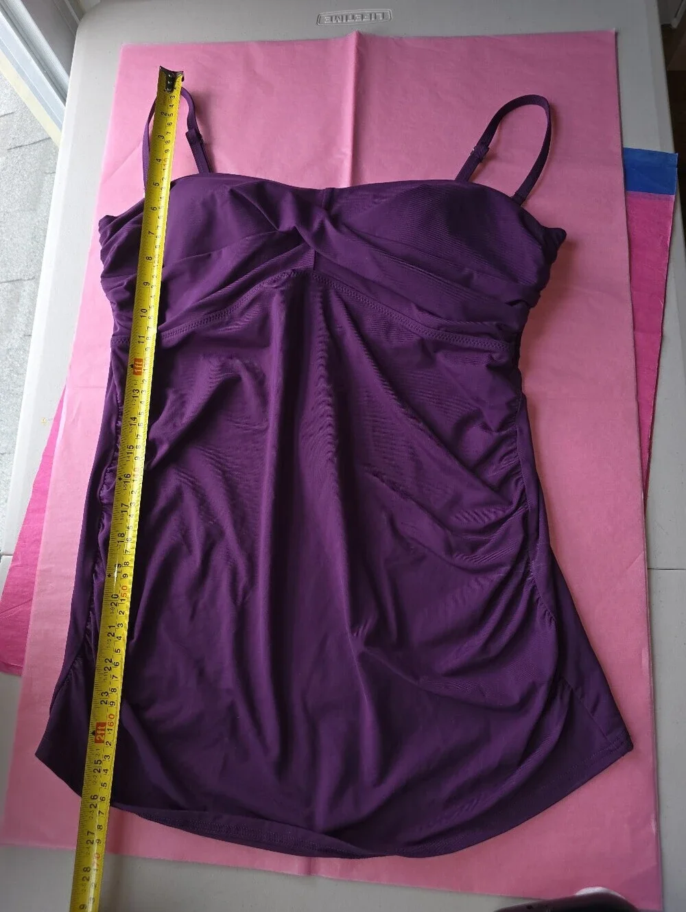 Land's End Purple Two Piece Tankini Set 16
